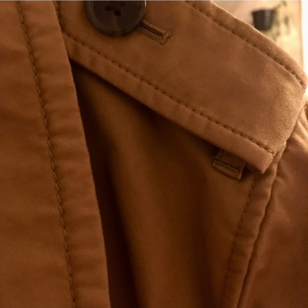 J. Crew City Trench Coat, camel, size 4 - Picture 10 of 13